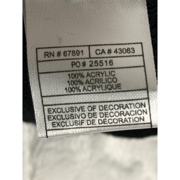 Boston Bruins Hat Beanie Youth Black Yellow NHL Hockey Pom Cuff Knit Winter - Picture 4 of 6